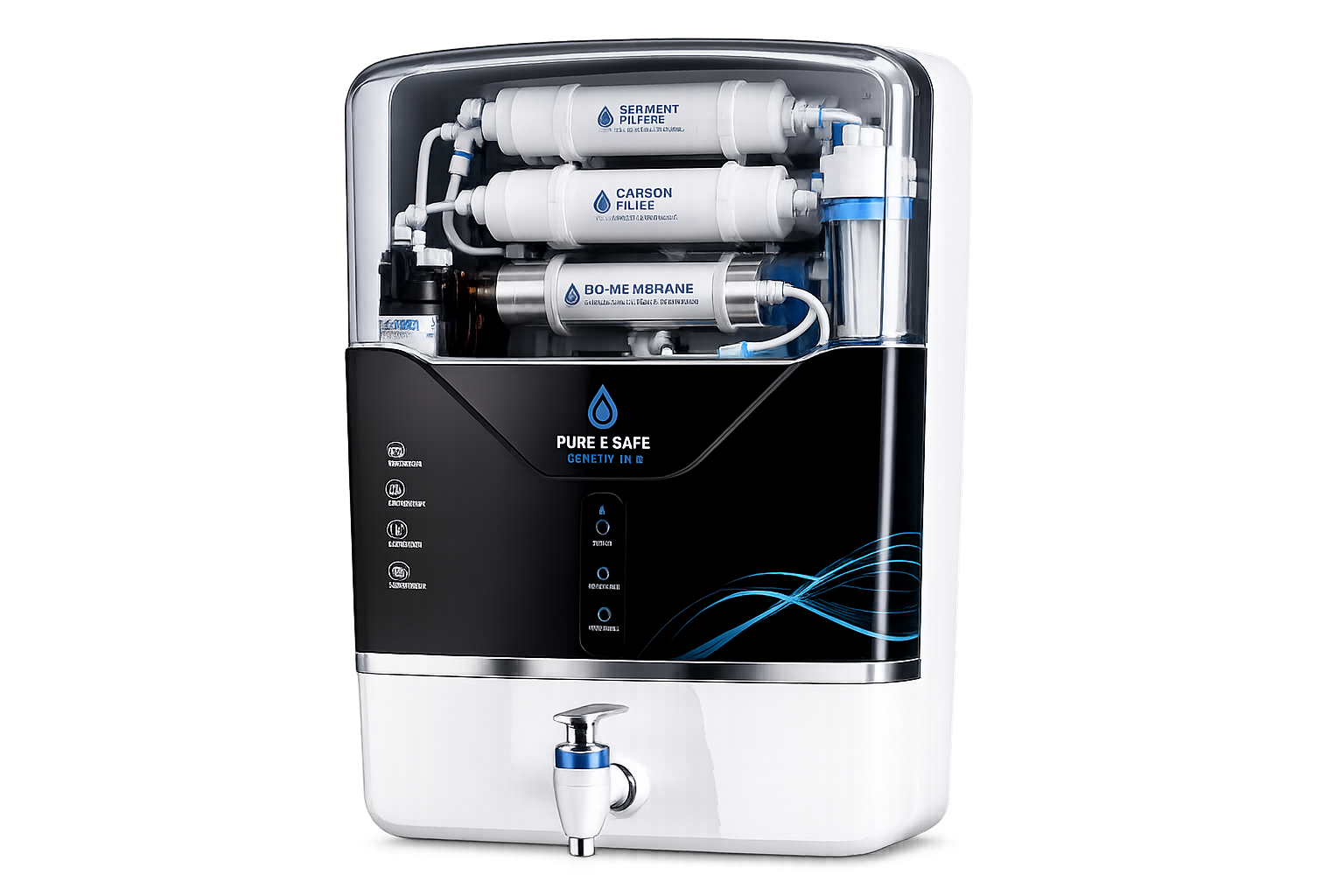 Pure E Safe wall-mounted RO purifier