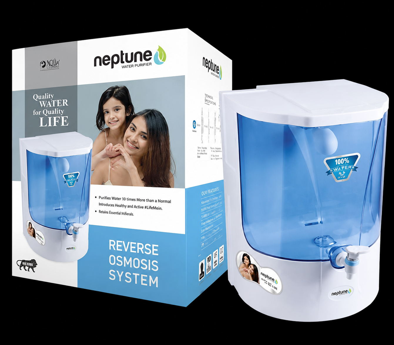 Aqua Neptune retail packaging